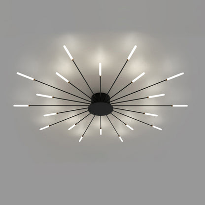 WOMO Firework Starburst Flush Mount Ceiling Light-WM1000