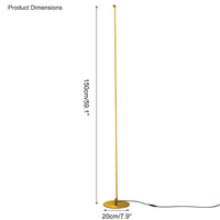 Lampadaire d'angle LED WOMO en forme de bâton - WM7003