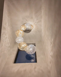 WOMO Pendant Light Chandelier Colorful Glass Stairwell-WM2101b