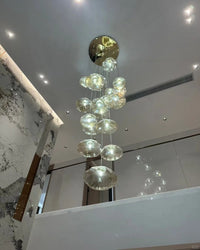 WOMO Pendant Light Chandelier Colorful Glass Stairwell-WM2101b