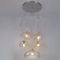 WOMO Pendant Light Chandelier Colorful Glass Stairwell-WM2101b