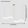 WOMO Designer Perlen Kronleuchter für Esstisch Modern-WM2102d thumbnail