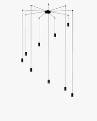 WOMO Spider Off Center Chandelier-WM2107