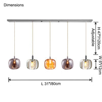 WOMO Vitrail Suspension Multi-Lumières-WM2111a