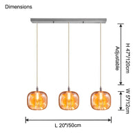 WOMO Vitrail Suspension Multi-Lumières-WM2111a