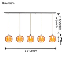 WOMO Vitrail Suspension Multi-Lumières-WM2111a