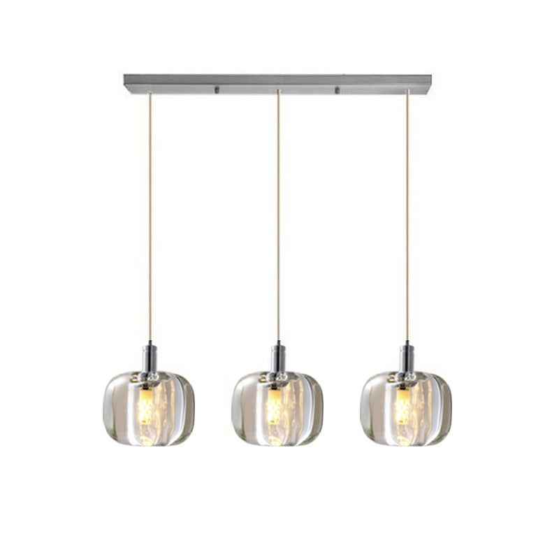 WOMO Buntglas Mehrfach-Pendelleuchte-WM2111a