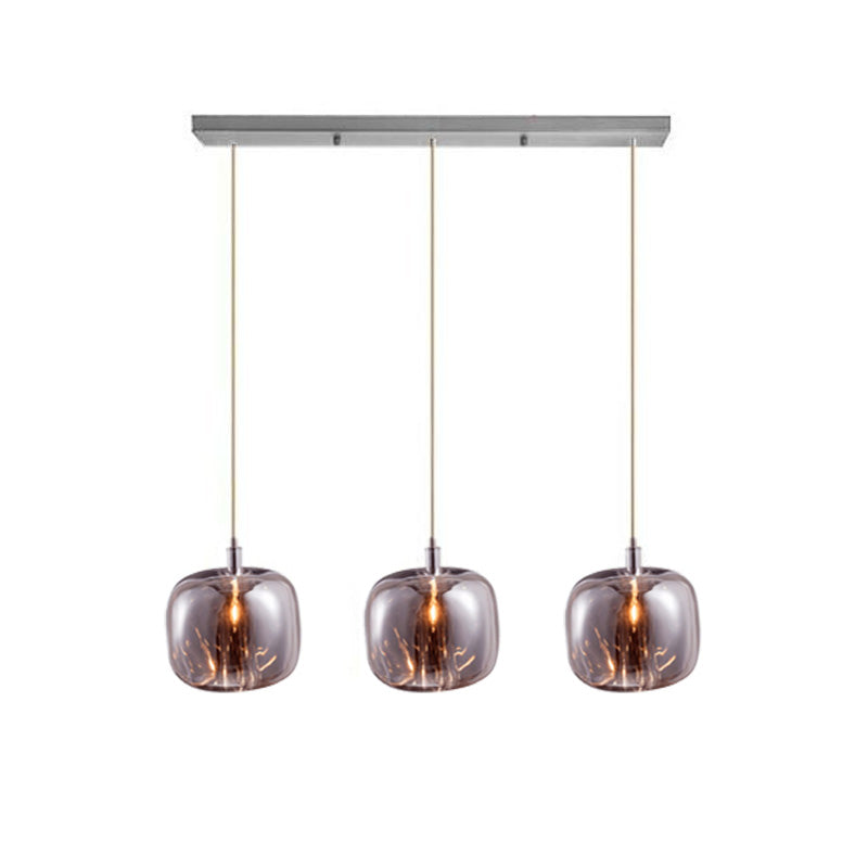 WOMO Buntglas Mehrfach-Pendelleuchte-WM2111a