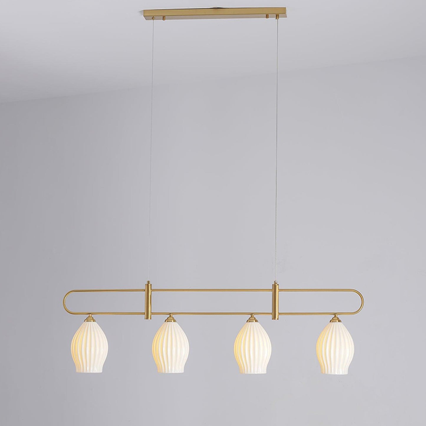 WOMO Ceramic Bud Linear Chandelier-WM2121b