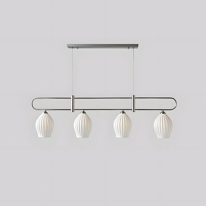 WOMO Ceramic Bud Linear Chandelier-WM2121b