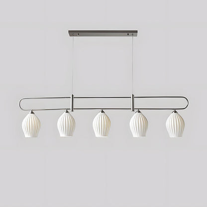WOMO Ceramic Bud Linear Chandelier-WM2121b