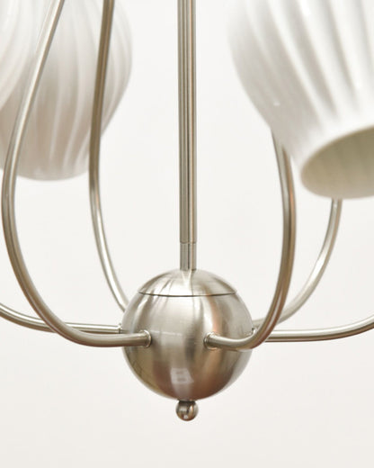 WOMO Mid Century Modern Ceramic Arm Chandelier-WM2121