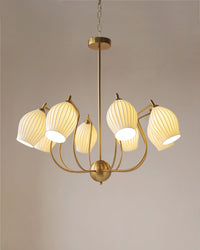 Lustre WOMO Mid-Century Modern en céramique et bras - WM2121