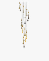 WOMO Lustre en cristal goutte de pluie WM2124