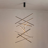 WOMO LED lustre barre métallique cage d'escalier-WM2125