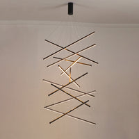 WOMO LED lustre barre métallique cage d'escalier-WM2125
