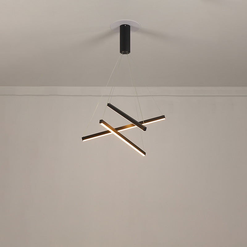 WOMO LED Kronleuchter Balken Metall Treppenhaus-WM2125
