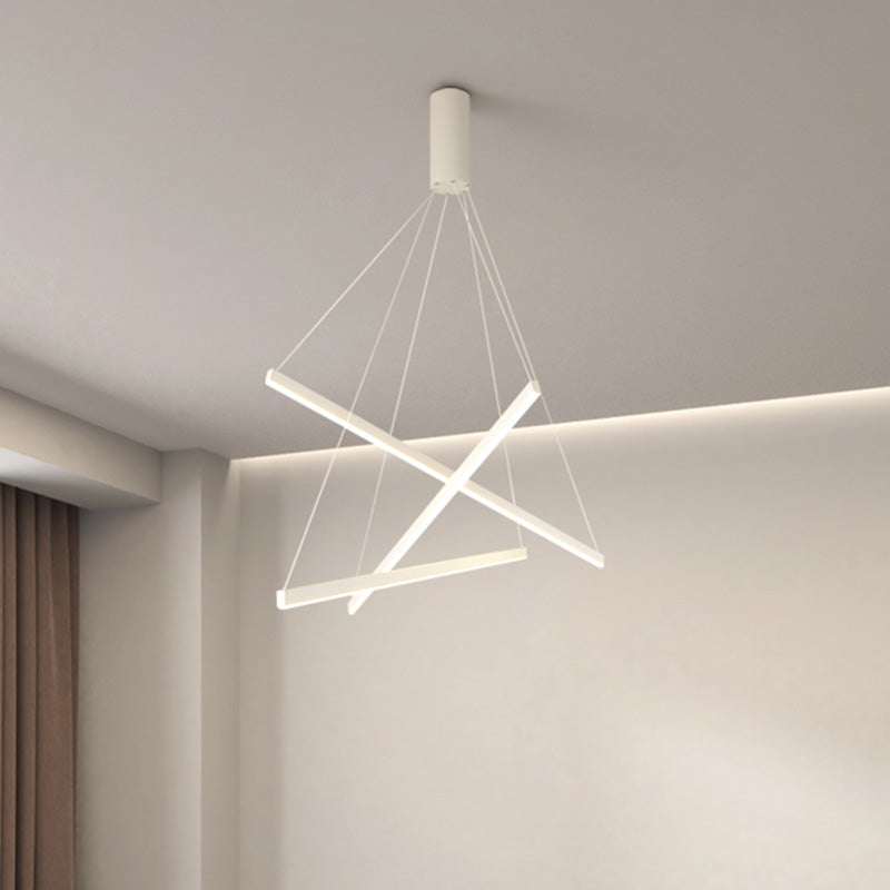 WOMO LED Kronleuchter Balken Metall Treppenhaus-WM2125