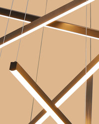 WOMO LED lustre barre métallique cage d'escalier-WM2125