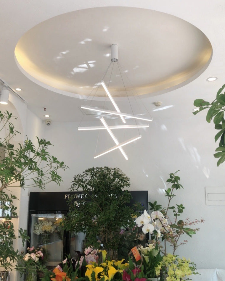 WOMO LED Kronleuchter Balken Metall Treppenhaus-WM2125
