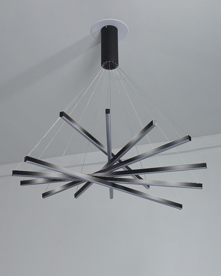 WOMO LED Kronleuchter Balken Metall Treppenhaus-WM2125