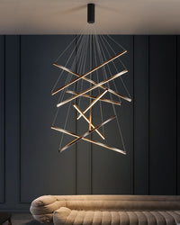 WOMO LED lustre barre métallique cage d'escalier-WM2125