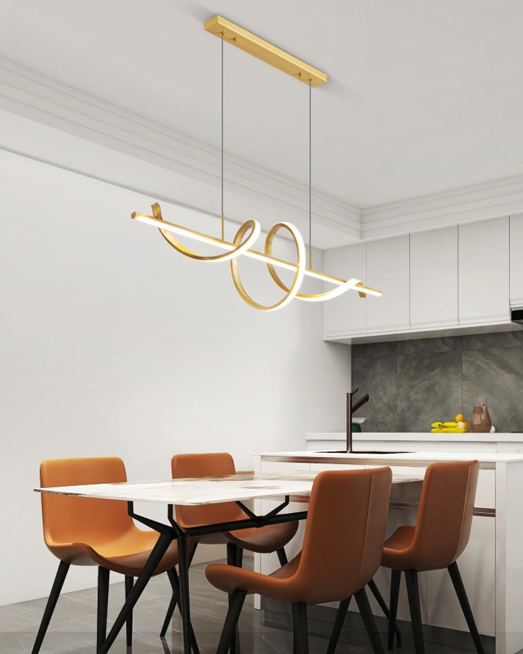 WOMO Spiral LED Küchenpendelleuchte-WM2129