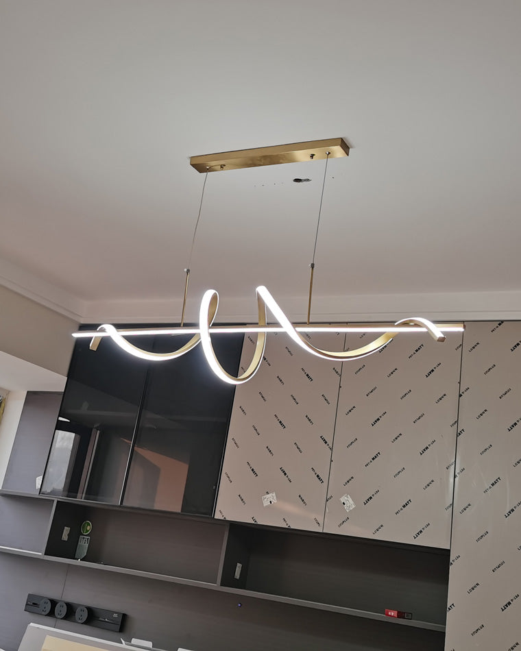 WOMO Spiral LED Küchenpendelleuchte-WM2129