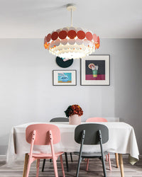 WOMO Scandi Scalloped Lustre Rond-WM2140