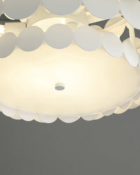 WOMO Scandi Scalloped Lustre Rond-WM2140
