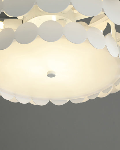 WOMO Scandi Scalloped Round Chandelier-WM2140