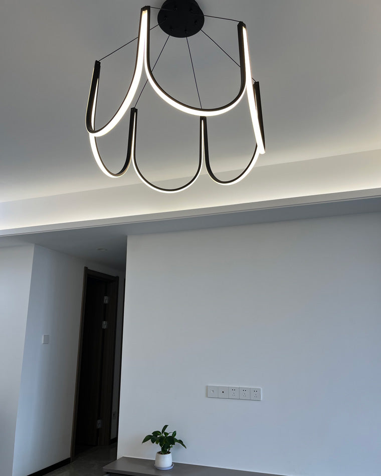 WOMO Minimal U-shaped Round chandelier-WM2143