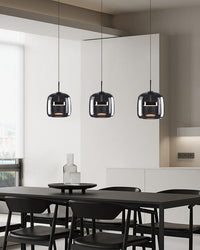 WOMO LED Pendant Light Round Glass Kitchen Modern-WM2145
