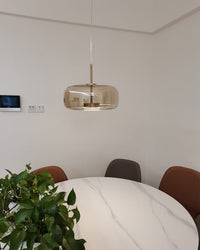 WOMO LED Pendant Light Round Glass Kitchen Modern-WM2145