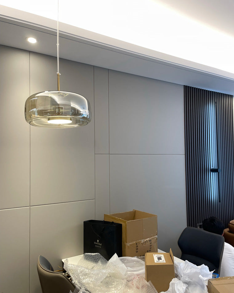 WOMO LED Pendant Light Round Glass Kitchen Modern-WM2145