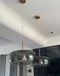 WOMO LED Pendant Light Round Glass Kitchen Modern-WM2145