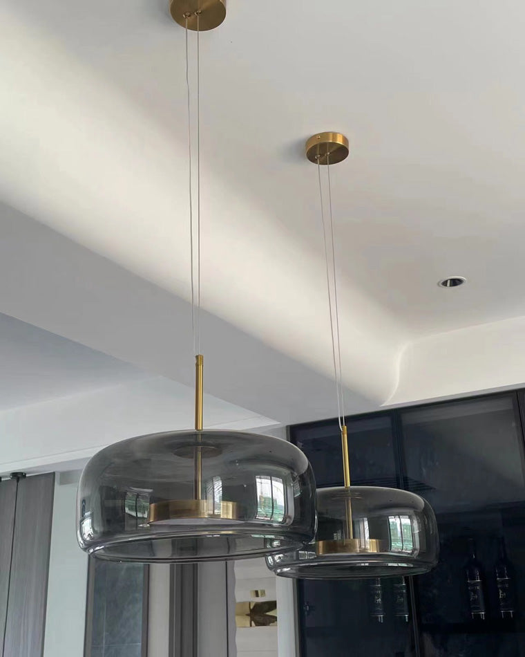 WOMO LED Pendant Light Round Glass Kitchen Modern-WM2145