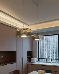WOMO LED Pendant Light Round Glass Kitchen Modern-WM2145