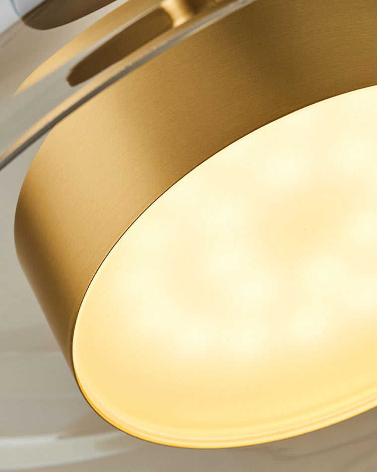 WOMO LED Pendelleuchte Rund Glas Küche Modern-WM2145