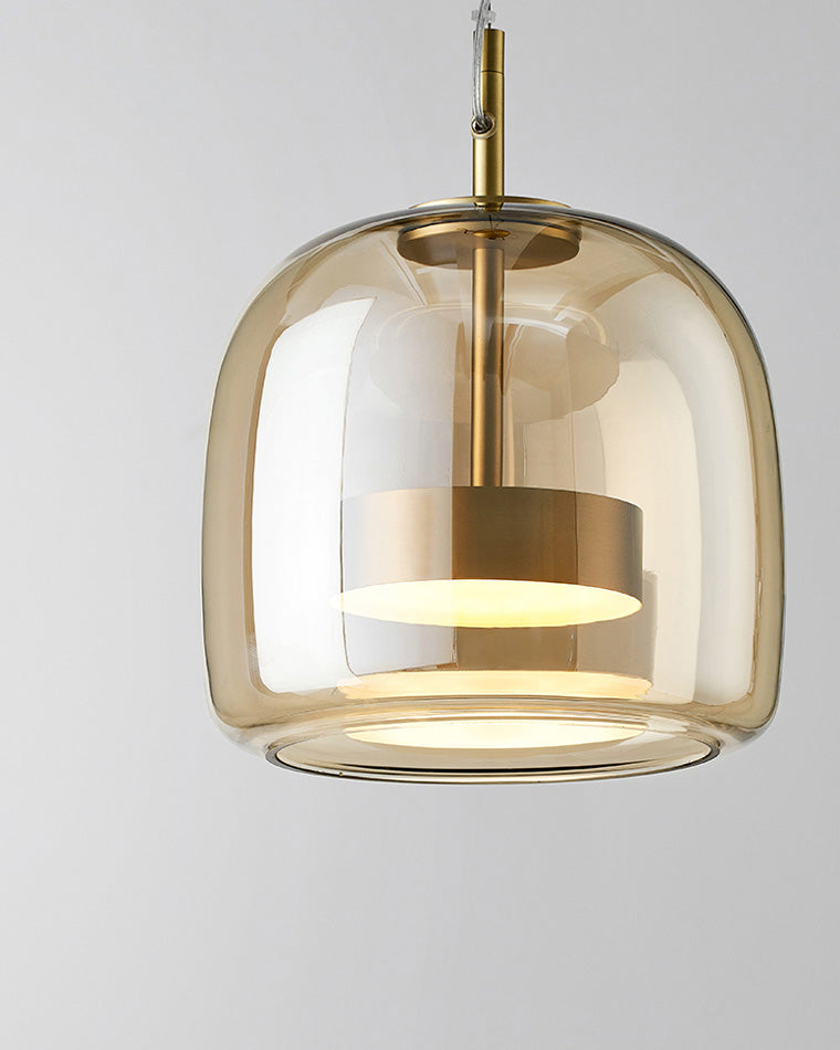 WOMO LED Pendant Light Round Glass Kitchen Modern-WM2145