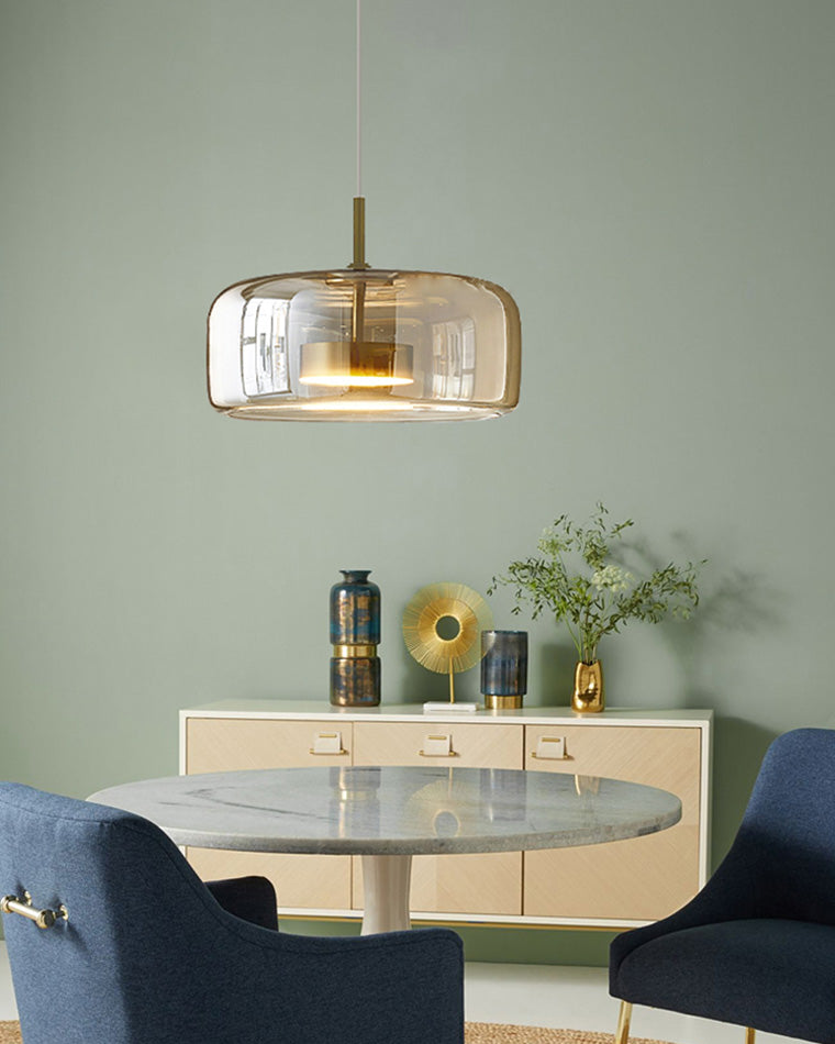 WOMO LED Pendant Light Round Glass Kitchen Modern-WM2145
