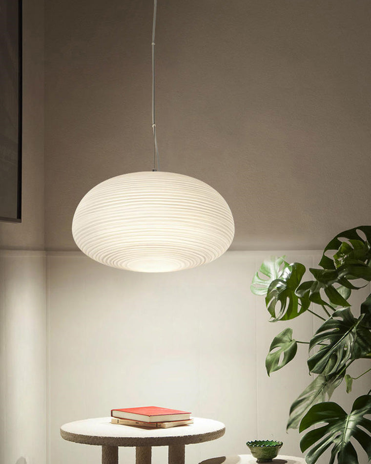 WOMO Laternen-Pendelleuchte aus mundgeblasenem Glas - WM2151