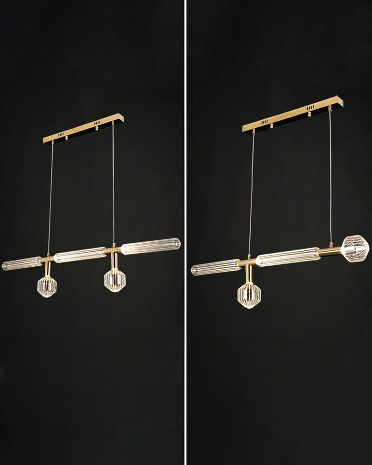 WOMO Cypher Vertikale/Horizontale Glas-Pendelleuchte-WM2153