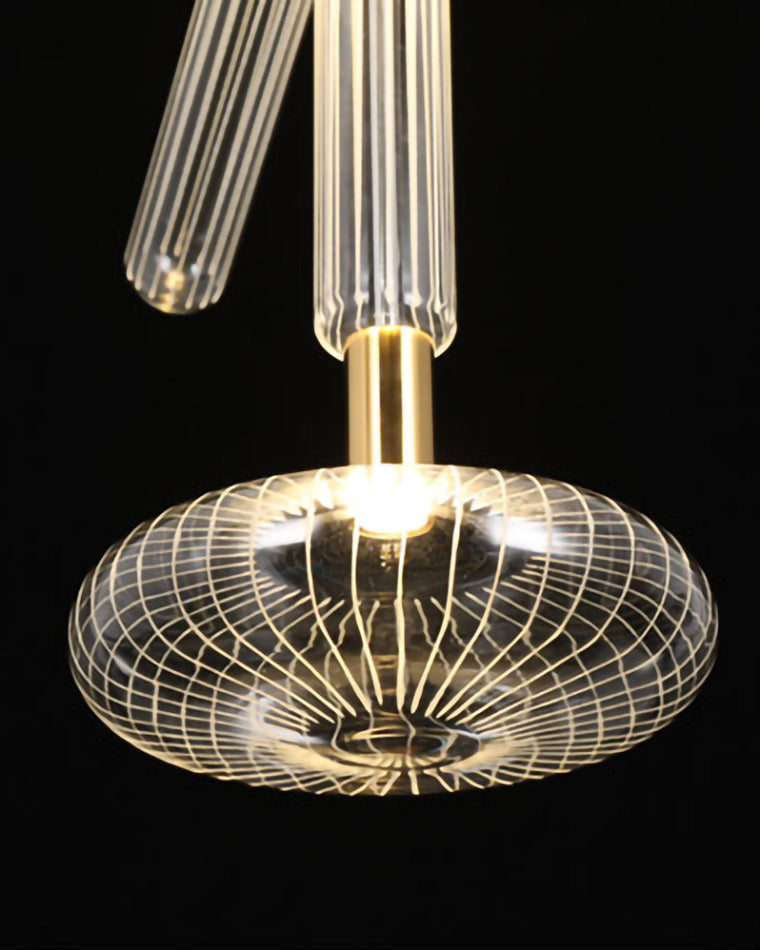 WOMO Cypher Vertikale/Horizontale Glas-Pendelleuchte-WM2153