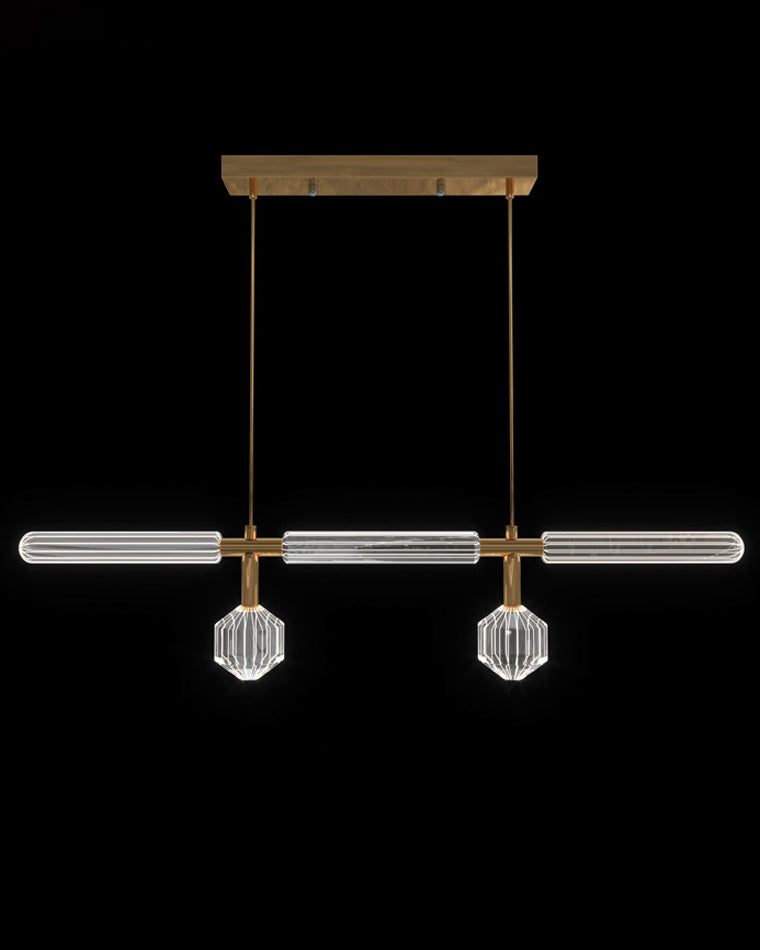 WOMO Cypher Vertikale/Horizontale Glas-Pendelleuchte-WM2153
