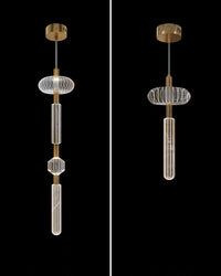 WOMO Cypher Vertikale/Horizontale Glas-Pendelleuchte-WM2153