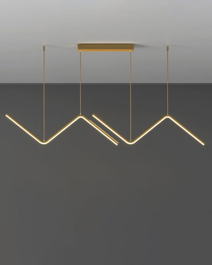WOMO ZigZag LED Kitchen Pendant Light-WM2154