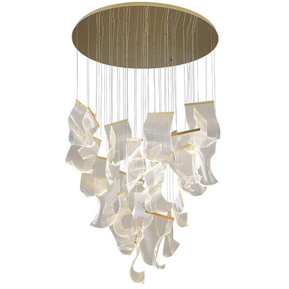 WOMO Breeze Dimmable Acrylic Chandelier-WM2158