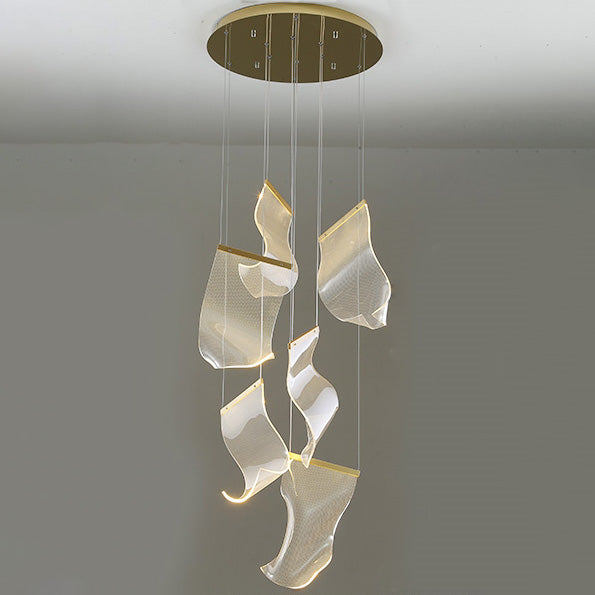 WOMO Breeze Dimmbarer Acryl-Kronleuchter-WM2158