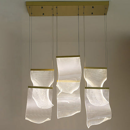 WOMO Breeze Dimmable Acrylic Chandelier-WM2158